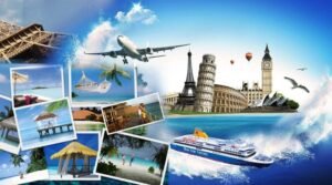 a collage of different images of different places-Travel the World